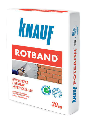 Штукатурка Rotband. РБ. Гипсовая. 30кг. Штукатурка Rotband. РБ. Гипсовая. 30кг.