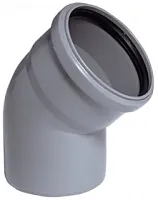 Отвод 45º для труб 50мм HTВ. РФ.