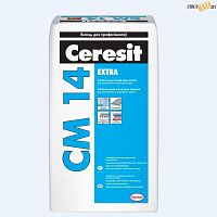Клей для плитки Ceresit СМ 14, «EXTRA» эластичный, 25 кг, РБ.