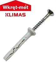 Дюбель Klimas SM 6*40. Потай. Пачка 200 шт. Польша.
