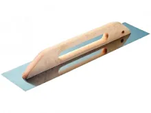 Гладилка нержавеющая с деревянной ручкой 130х480мм. Польша.