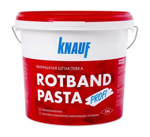 Шпатлевка KNAUF Ротбанд-Паста PROFI. РФ. 5КГ.