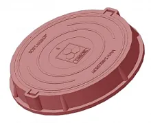 Люк полимерно-композитный легкий садовый A15 (красный). РБ.