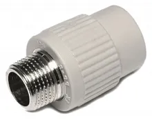 Муфта Wavin с металлической наружной резьбой 32х3/4". Чехия.