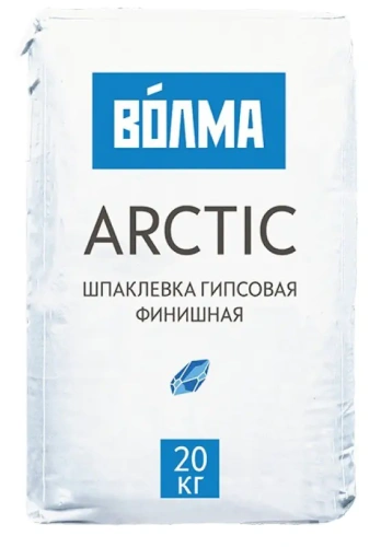 Шпатлевка гипсовая финишная ВОЛМА-Arctic. РФ. 20 кг. Шпатлевка гипсовая финишная ВОЛМА-Arctic. РФ. 20 кг.