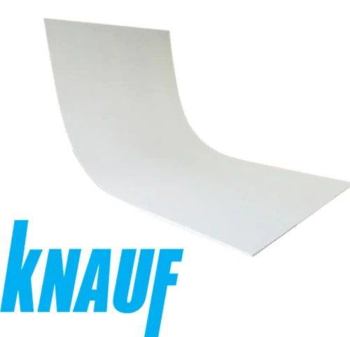 Гипсокартон KNAUF арочный 6,5х1200х2600 мм. Латвия. Гипсокартон KNAUF арочный 6,5х1200х2600 мм. Латвия.