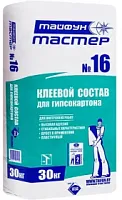Клей для гипсокартона Тайфун Мастер №16. 30 кг. РБ.