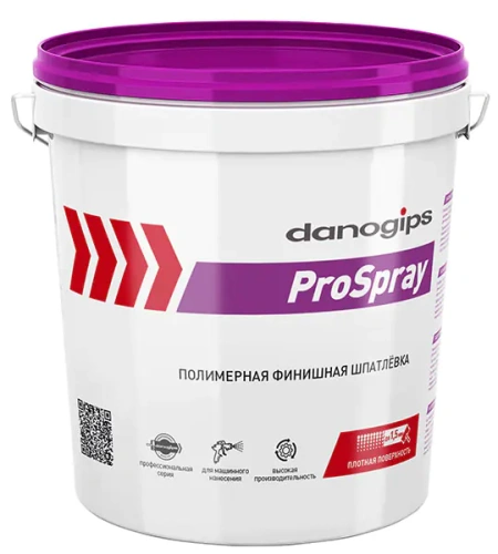 Финишная шпатлевка Danogips ProSpray. РФ. 25 кг.