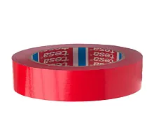Лента малярная ПВХ красная TESA  66м х 25мм. Германия.