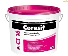 Грунт краска Церезит СТ 16, 5 л, грунтующая краска Ceresit CT 16, шт.